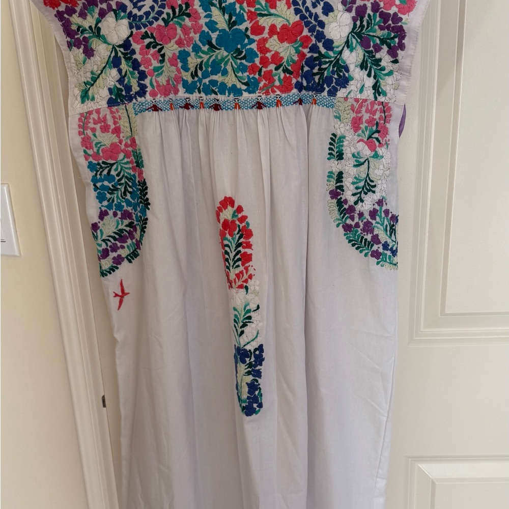 Mi Golondrina Multicolor Flores Short Dress size small